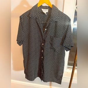 Vintage Short Sleeve Blouse